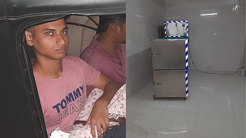 Dead Body Carried In Auto Rickshaw