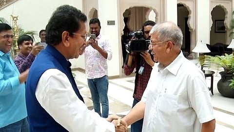 Prakash Ambedkar met Deepak Kesarkar