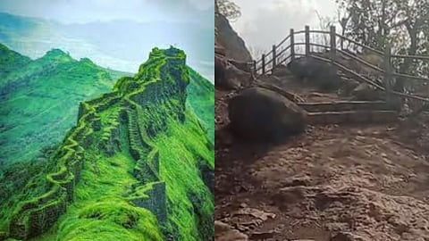 Raigad Fort Road Closed