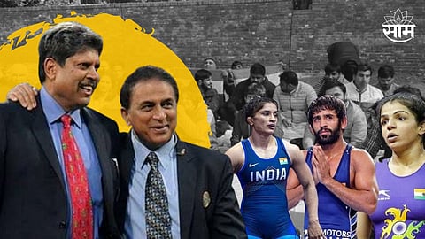 1983 Cricket World Cup Winning Team Support Wrestlers