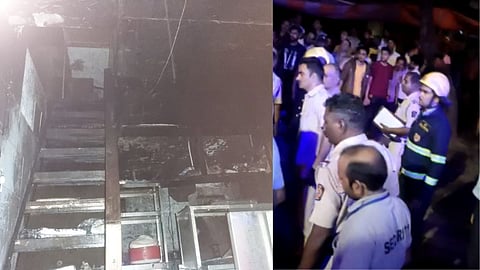 Pune Marketyard Hotel Fire News
