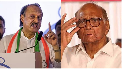 Ajit Pawar Sharad PAwar