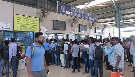 Mumbai Railway Ticket Counter