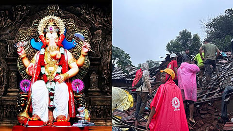 lalbaug ganpati mandal announced help of raigad irshalgad landslide villagers