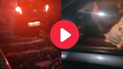 Drunk Man Driving Car Video