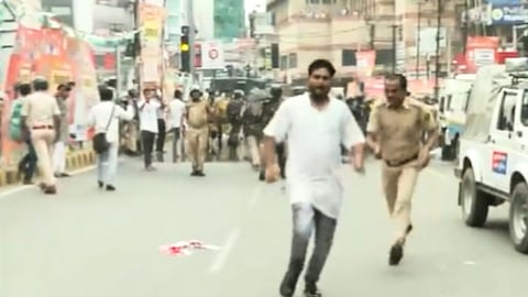 Bihar BJP leader killed in police lathicharge