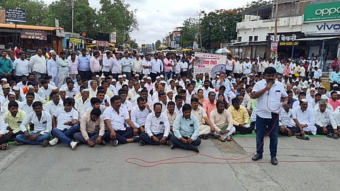 Sangli , drought, rasta roko aandolan