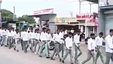 nagar news, tisgaon, morcha