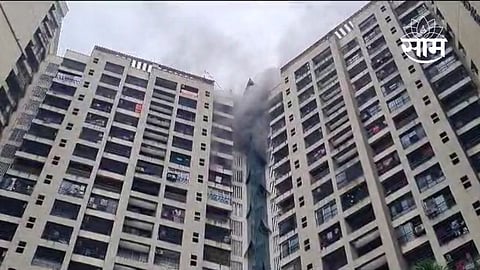 Mumbai Kandivali Residential Building Fire News