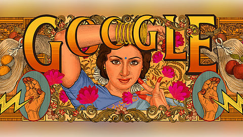 Sridevi Google Doodle On Sridevi 60th Birth Anniversary