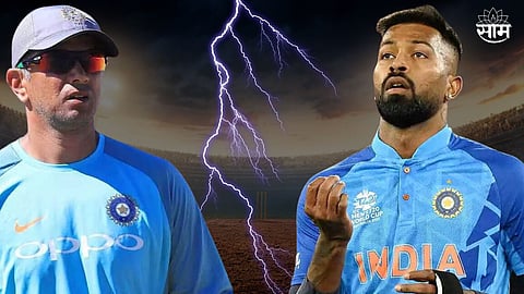 hardik pandya and rahul dravid