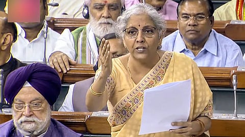 Nirmala Sitharaman in Lok Sabha
