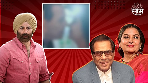 Sunny Deol reacts to Dharmendra kissing Shabana Azmi