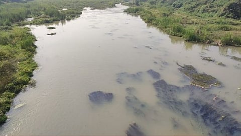 Erai River Water Polluted, chandrapur water supply, chandrapur