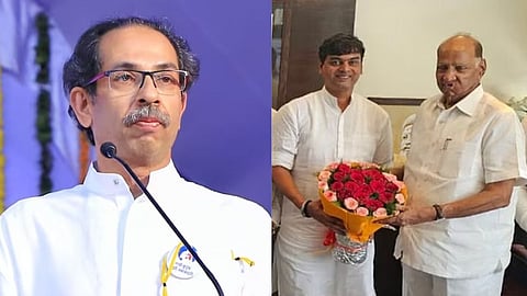 Shivsena Former Mla Yogesh Gholap Meet Sharad Pawar and Babanrao-gholap meet prakash ambedkar maharashtra politics