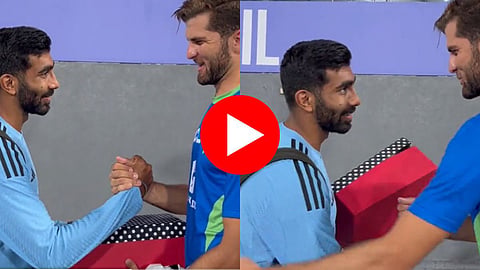 Shaheen Afridi Gift For Jasprit Bumrah