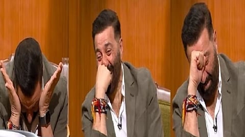 Sunny Deol Crying Video