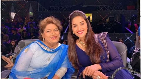 Saroj Khan And Madhuri Dixit
