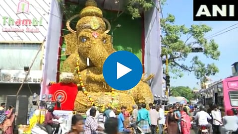 Ganpati Idol Viral Video