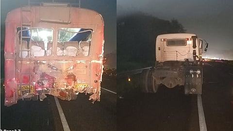 Mumbai Pune Expressway Bus Accident