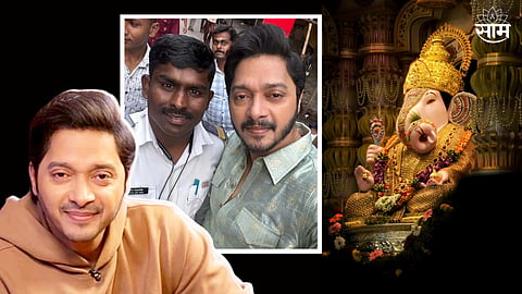 Shreyas Talpade Took Darshan Dagdusheth Ganapati