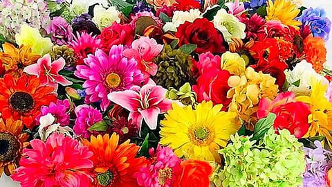 artificial flowers, ganeshotsav 2023