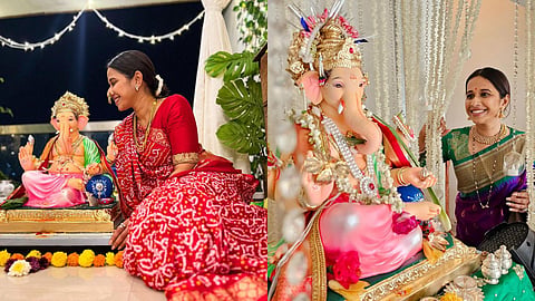 Shreya Bugde Post On Ganpati Visarjan