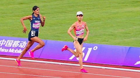 Asian Games: अॅथलेटिक्समध्ये पदकांचा पाऊस; पारुलची मोठी धाव; ५ हजार मीटर शर्यतीत गाठलं सुवर्ण पदक