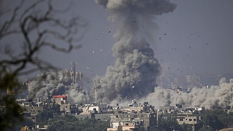 Israel Air Strike On Palestine
