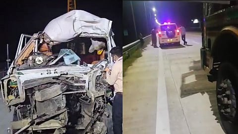Samruddhi Mahamarg Travels Accident RTO Truck Checking Viral Video