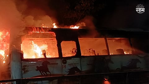 Fire In Shivshahi Bus