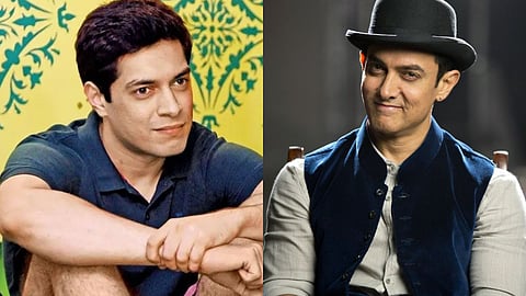 Junaid Khan and Aamir Khan