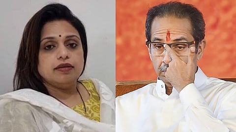 Eknath Shinde Group Leader Sheetal Mhatre criticize shivsena Uddhav Thackeray