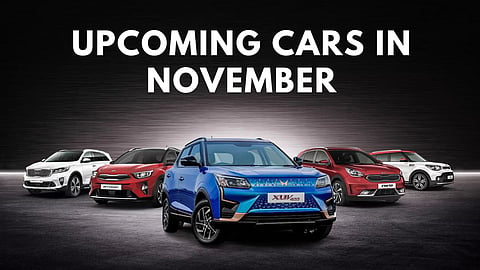 Upcoming Cars In November