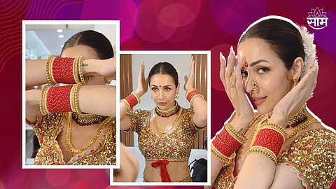Malaika Arora Maharashtrian Look