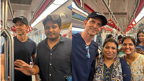 Hrithik Roshan Travelled By Metro