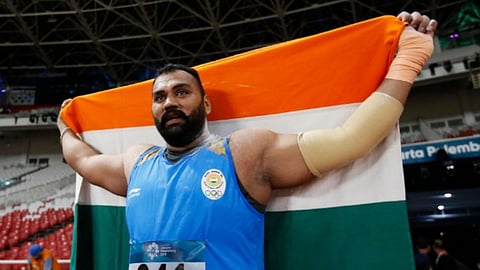 Tejinder Pal Singh wins Gold in shot put event in asian games 2023