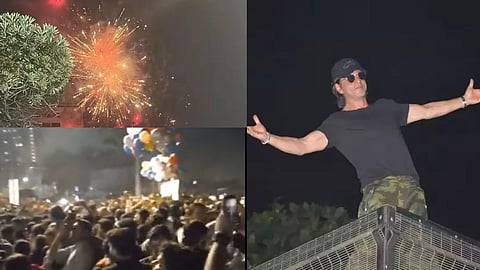 Shah Rukh Khan Bday Celebration At Mannat