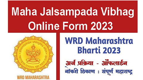 Maharashtra Jalsampada Vibhag Recruitment 2023