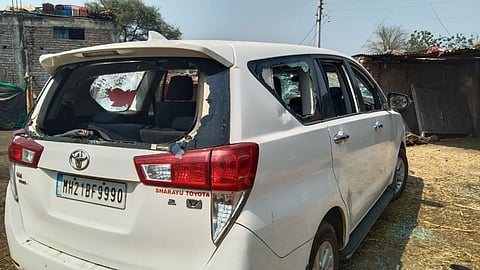 mlc rajesh rathod car