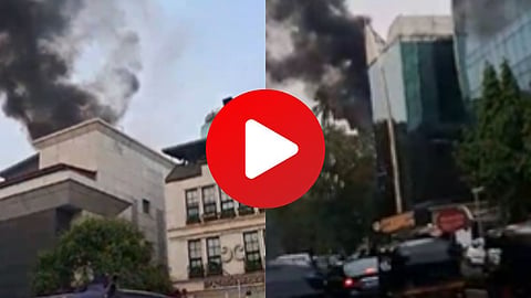 Mumbai Juhu Fire News: Juhu Residency Hotel caught fire 4 vehicles of the fire brigade reached the spot