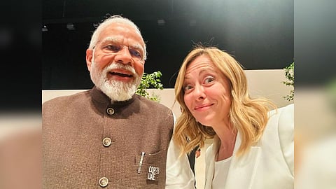 PM Modi-Giorgia Meloni