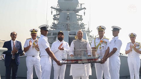 Rajnath Singh On INS Imphal