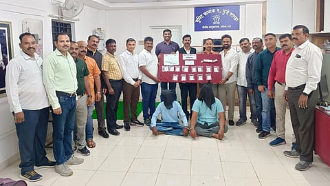 police detect 13 chain robberies two arrested in nashik