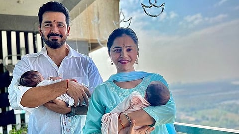Rubina Dilaik Twin Daughter Photos