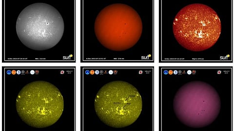 Aditya L1 Mission Sun Photos