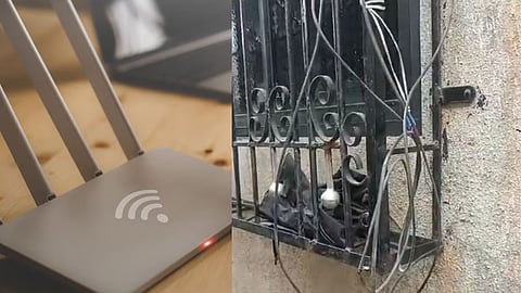 WiFi Router Blast in Kalyan