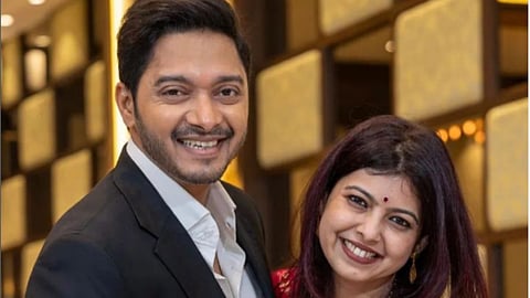 Shreyas Talpade With Wife