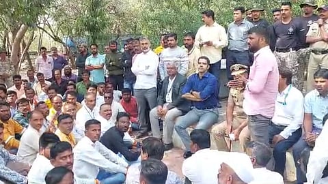 Truck Drivers Strike Meeting