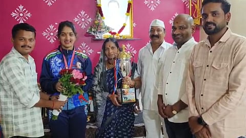 boxer trupti nimble bagged gold in international thai boxing competition